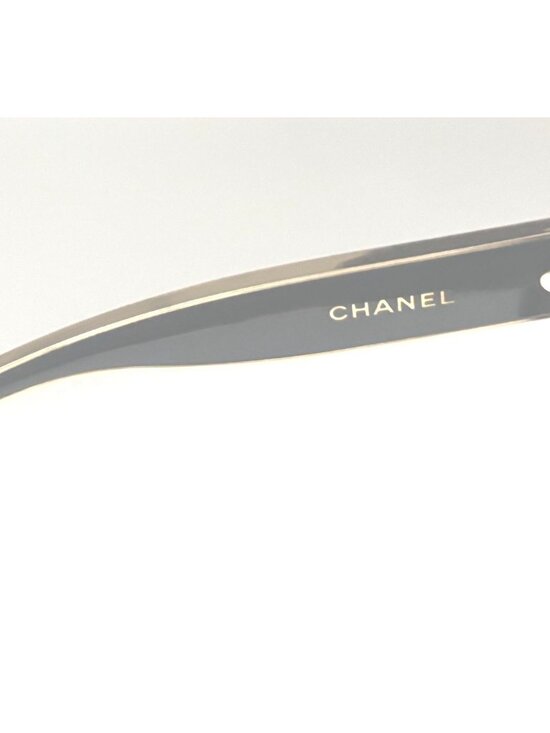 Chanel 5271 622/T8 Black & Gold / Gray Polarized Sunglasses